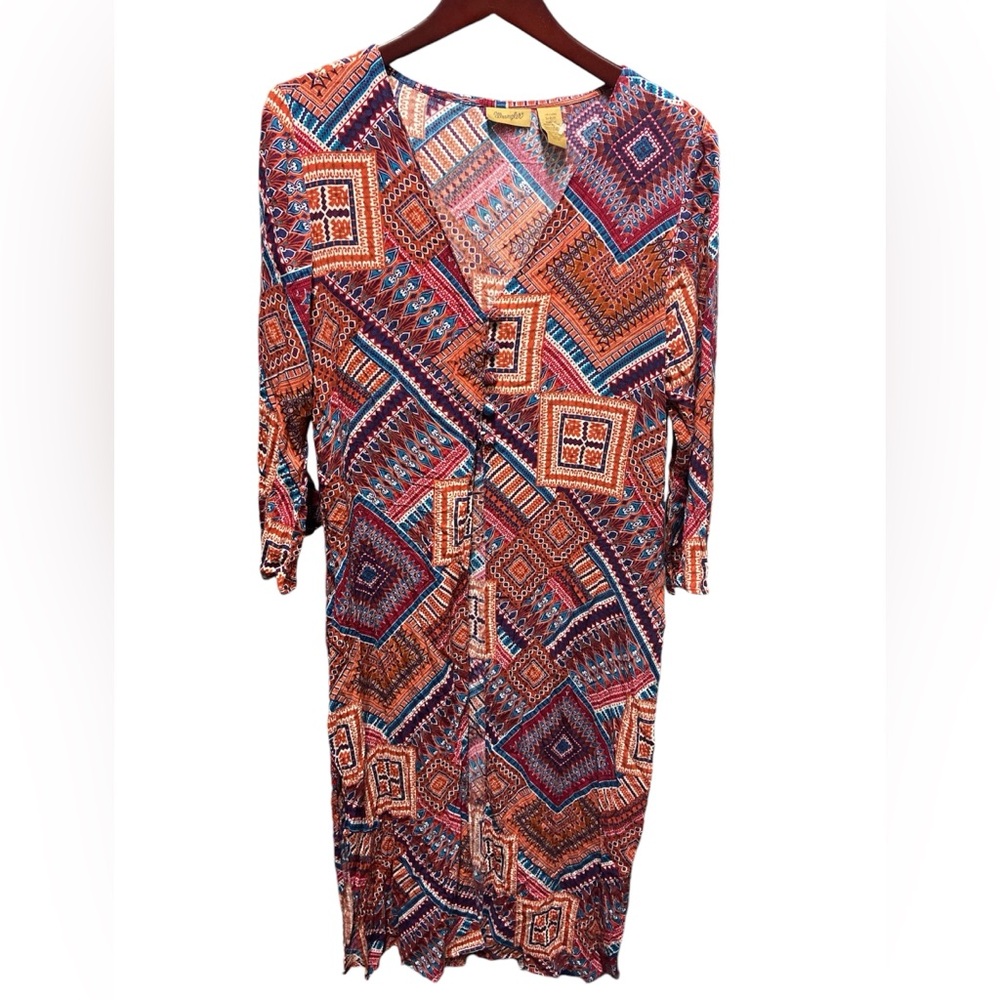 Wrangler | Western Kimono Duster Cardigan Cover Up- Size Small